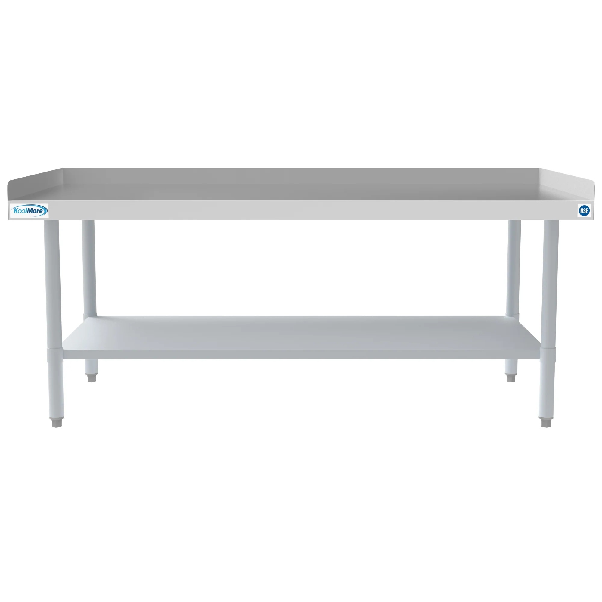Koolmore EQT-163060 30" x 60" Stainless Steel Equipment Stand with Galvanized Undershelf