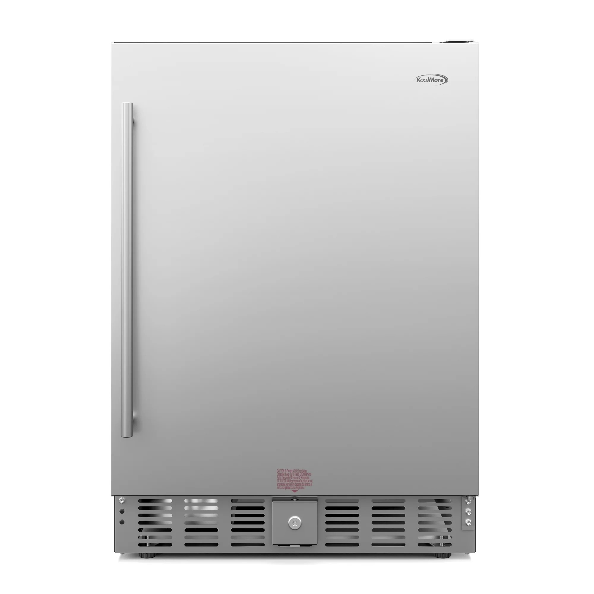 Koolmore KM-BIR5C-SS 23" One Section Solid Door Undercounter Refrigerator