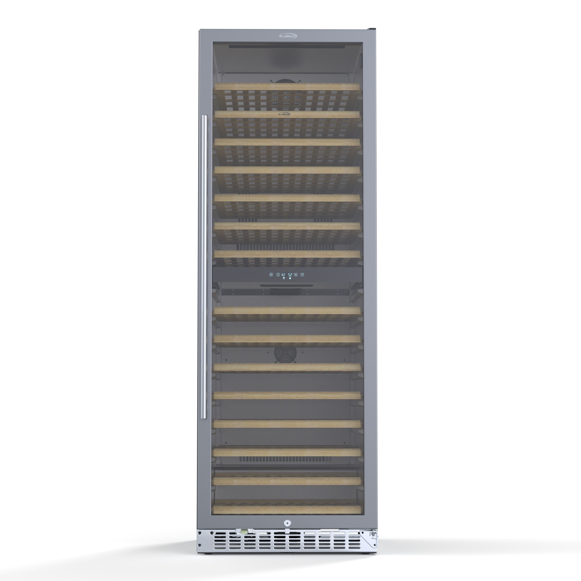 Koolmore KM-CW155DZ-SS 69" Dual Zone Glass Door Wine Refrigerator