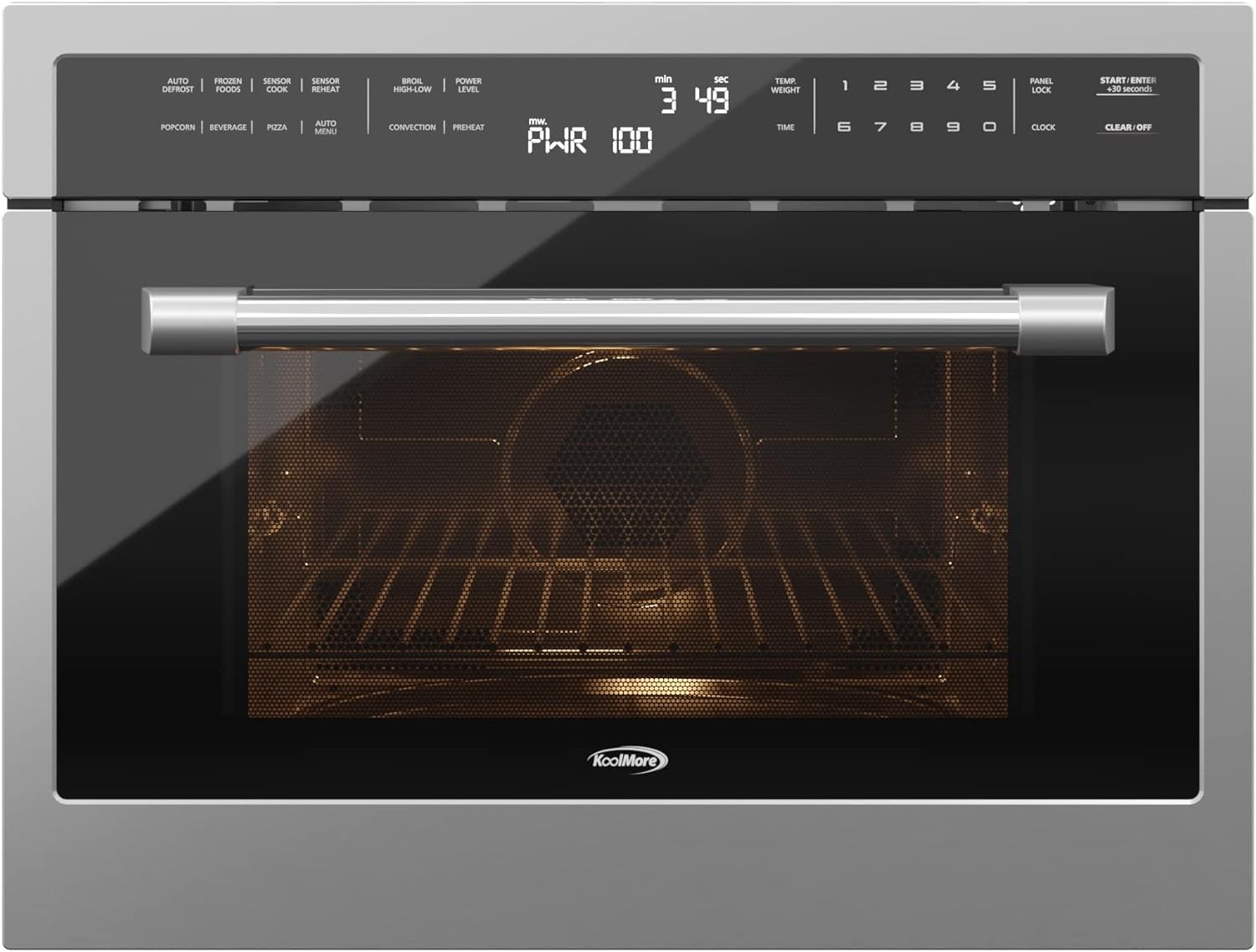 Koolmore KM-CWO24-SS 24" Built-In Convection Microwave Oven