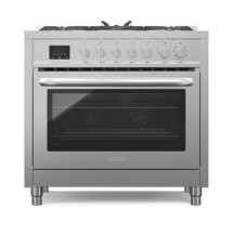 Koolmore KM-FR36DF-SS 36" Dual Fuel Range with Convection Oven/Broiler