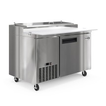 Koolmore KM-RPPS-1DSS 45&quot; One Door Refrigerated Pizza Prep Table