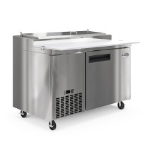 Koolmore KM-RPPS-1DSS 45" One Door Refrigerated Pizza Prep Table