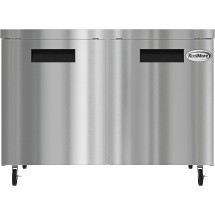 Koolmore KM-UCR-2DSS Two Door Stainless Steel Undercounter Refrigerator 48"