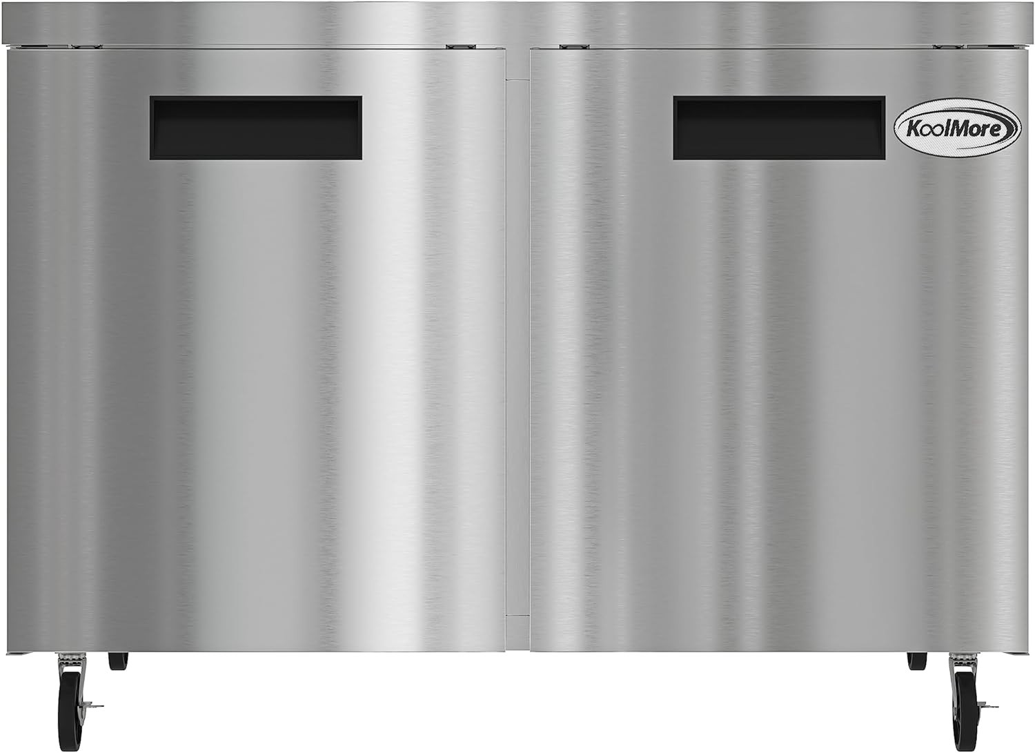 Koolmore KM-UCR-2DSS Two Door Stainless Steel Undercounter Refrigerator 48"