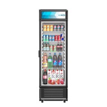 Koolmore MDR-9CP 22" One Glass Door Merchandiser Refrigerator in Black