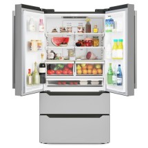 Koolmore RERFDSS-22C French Door Refrigerator with Bottom Freezer 35-4/5"