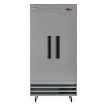 Koolmore RIF-2D-SS35C 39" Two Solid Door Reach-In Freezer