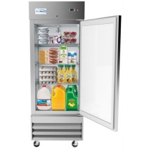 Koolmore RIR-1D-SS-19C 29" One Solid Door Reach In Refrigerator 15.5 cu. ft.