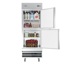 Koolmore RIR-1D-SSHD 28" One Section Half Door Reach-In Refrigerator