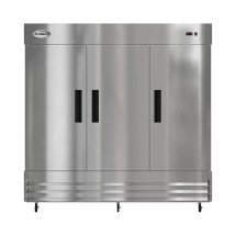 Koolmore RIR-3D-SS 80" Three Solid Door Reach In Refrigerator