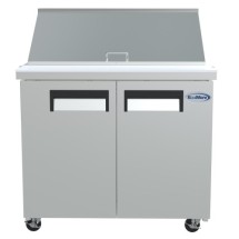 Koolmore SPTR-2D-10C-LT 47&quot; Two Door Mega Top Salad / Sandwich Prep Table