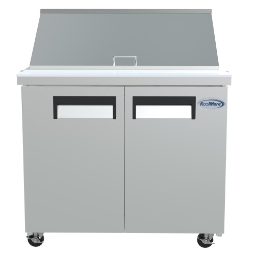 Koolmore SPTR-2D-10C-LT 47" Two Door Mega Top Salad / Sandwich Prep Table