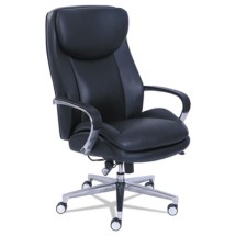 La-Z-Boy Commercial 2000 Big and Tall Black Executive Chair with Lumbar Support