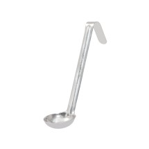 CAC China SLD6-05 One-Piece Stainless Steel Ladle 6&quot; Handle 0.5 oz.