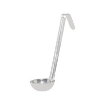 CAC China SLD6-10 One-Piece Stainless Steel Ladle with 6&quot; Handle 1 oz.