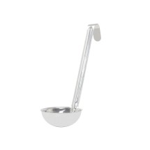 CAC China SLD6-30 One-Piece Stainless Steel Ladle with 6&quot; Handle 3 oz.