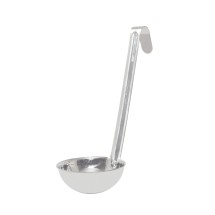 CAC China SLD6-40 One-Piece Stainless Steel Ladle with 6&quot; Handle 4 oz.