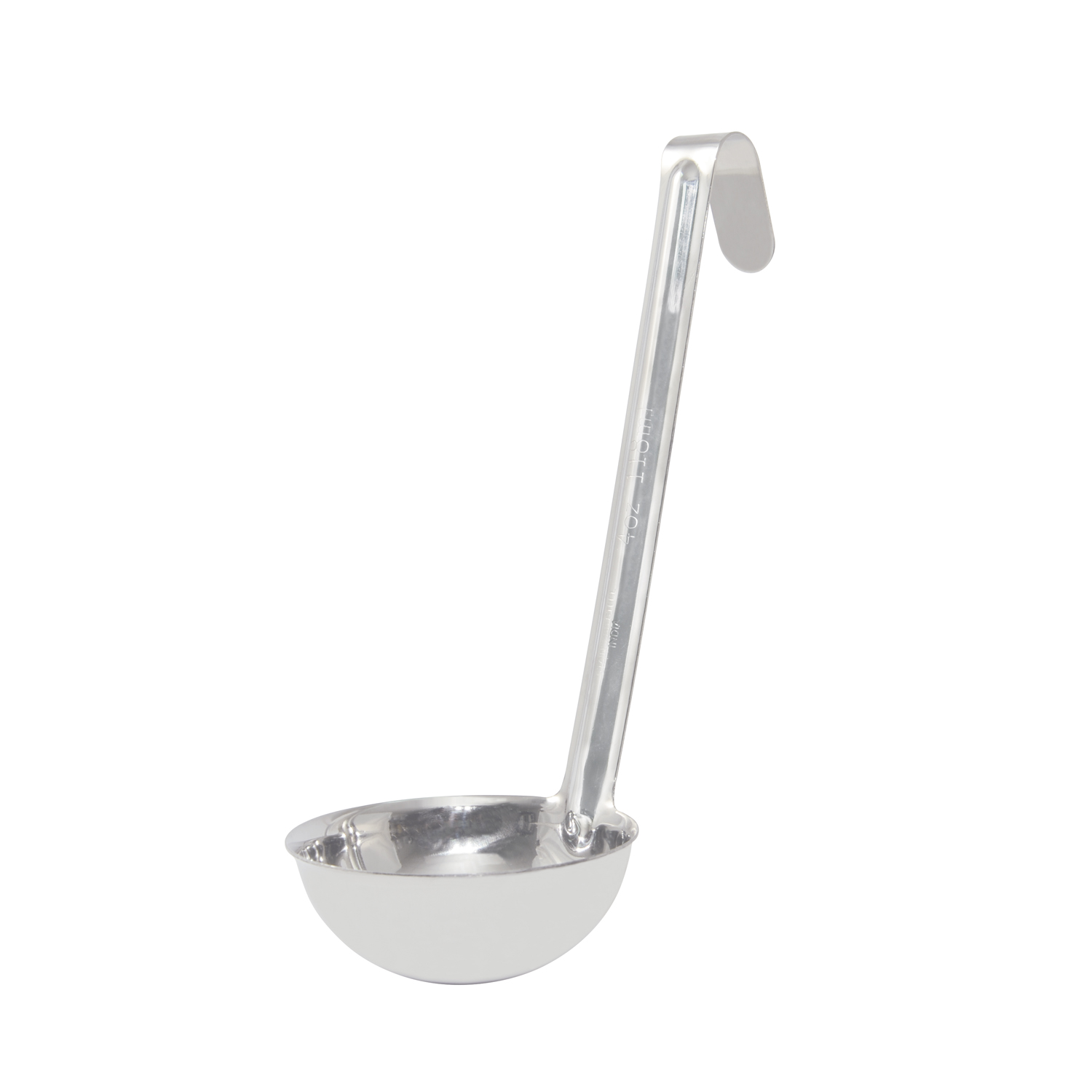 CAC China SLD6-40 One-Piece Stainless Steel Ladle with 6" Handle 4 oz.