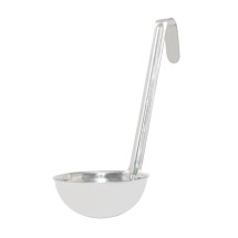 CAC China SLD6-60 One-Piece Stainless Steel Ladle with 6&quot; Handle 6 oz.