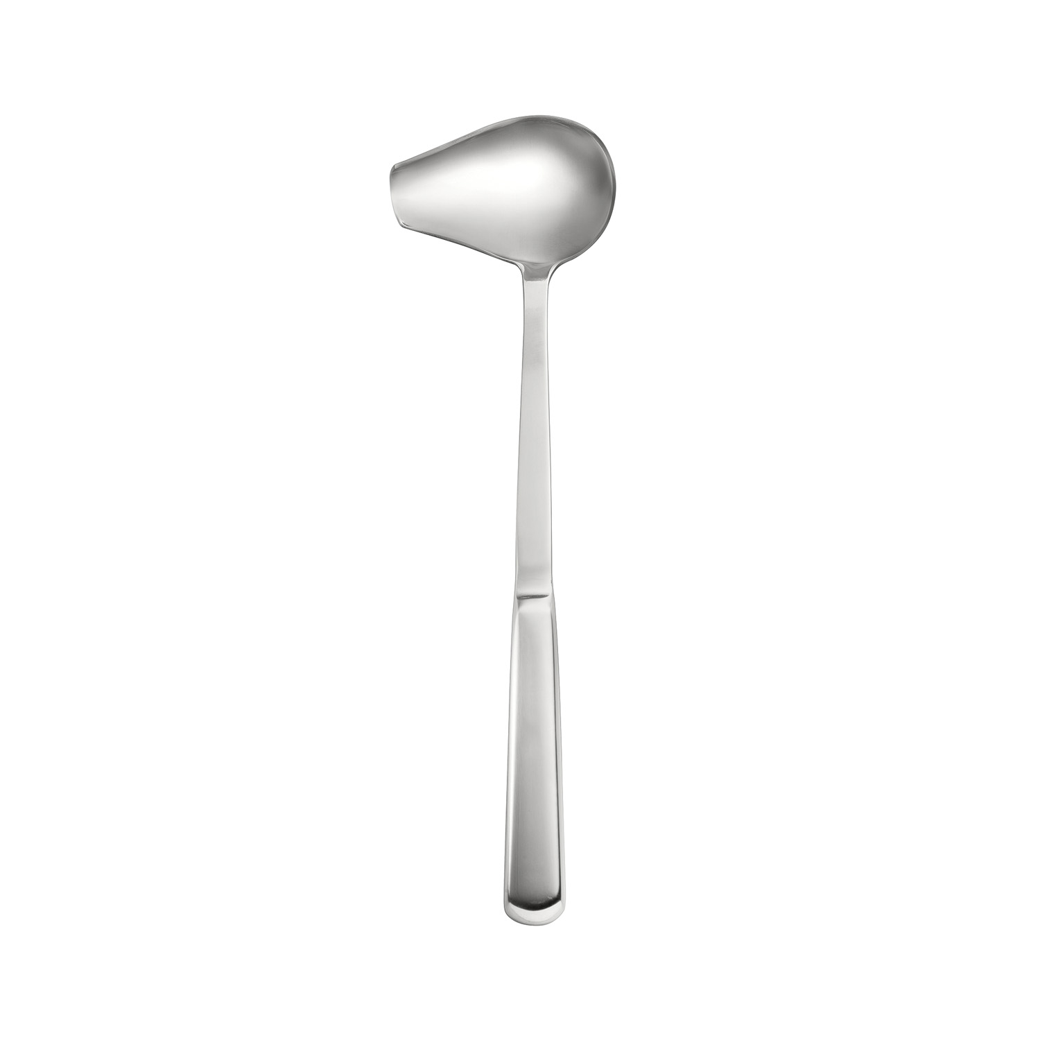 CAC China SBFH-LS06 Stainless Steel Ladle with Spout, Hollow Handle 1 oz.,, 12"