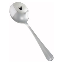 Winco 0015-04 Lafayette Heavy-Handle Satin Finish Stainless Steel Bouillon Spoon (12/Pack)