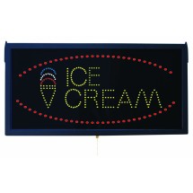 Aarco Products ICE13L High Visibility LED ICE CREAM Sign
