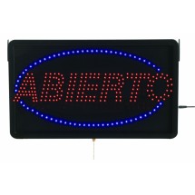 Aarco Products ABI08L Large Spanish LED Sign ABIERTO (Open) 22&quot;W x 13&quot;H