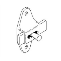Franklin Machine Products  141-1050 Latch, Slide (Stall, 3.5Ctrs )