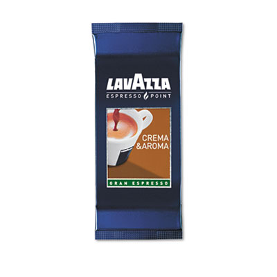 Lavazza Espresso Point Cartridges, Crema Aroma Arabica/Robusta, .25 oz., 100/Box