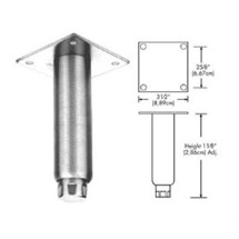 Franklin Machine Products  119-1043 12" Stainless Steel Leg