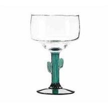Libbey Glass 3619JS Cactus 12 oz. Margarita Glass with Juniper Stem