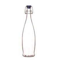 Libbey Glass 13150020 Glass Water Bottle 33-7/8 oz. with Wire-Bail Lid