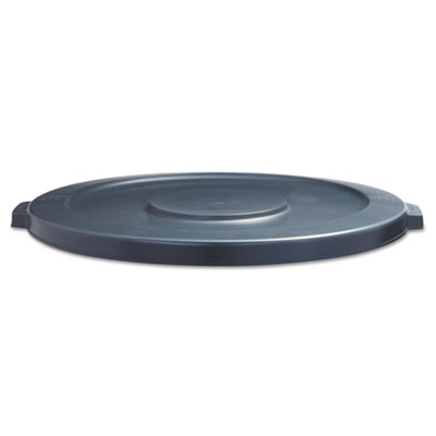 Boardwalk Round Plastic Gray Flat-Top Lid for 44 Gallon Waste Receptacles