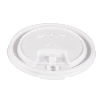 Dart Lift Back and Lock Tab Cup Lids, for 10 oz. Cups, 1000/Carton