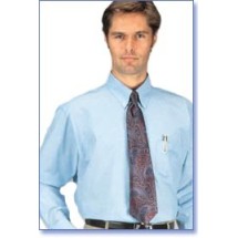 Henry Segal 1611 Light Blue Short Sleeve Oxford Shirt for Men