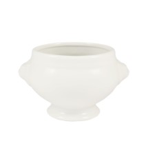 CAC China LN-12-P Lion Head White Bouillon 12 oz., 5 3/4&quot; - 2 dozen