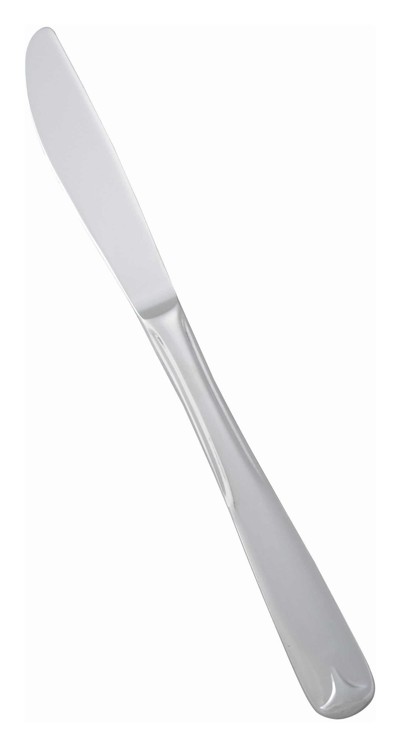 Winco 0010-08 Lisa Heavy Weight Mirror Finish Stainless Steel Dinner Knife (12/Pack)