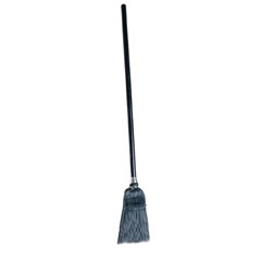 Lobby Pro Synthetic-Fill Broom, 37 1/2" Height, Black