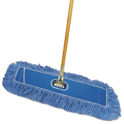 Looped-End Dust Mop Kit, 24 x 5, 60
