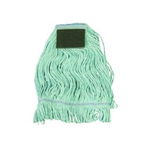 Looped Mop Head with Scrub Pad, Medium, Cotton/Synthetic
