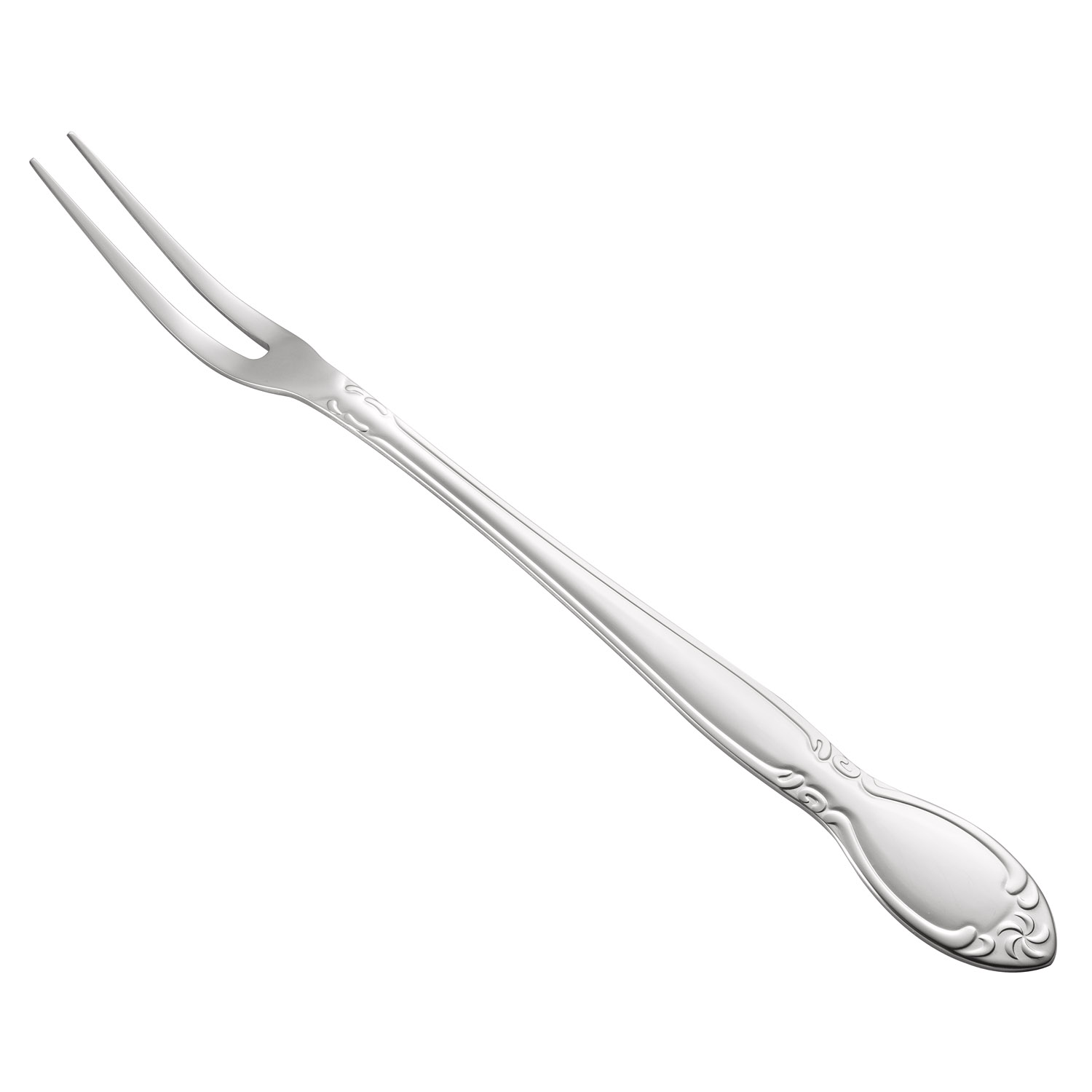 CAC China 3023-35 Louvre Fork Pot, Extra Heavy Weight 18/0, 13"
