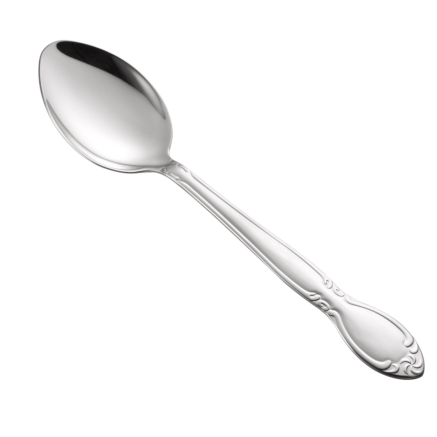 CAC China 3023-17 Louvre Solid Spoon, Extra Heavy Weight 18/0, 11-3/4" 