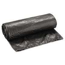 Low-Density Waste Can Liners, 16 gal, 0.35 mil, 24" x 32", Black, 500/Carton