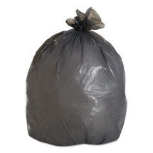 Low-Density Waste Can Liners, 30 gal, 0.95 mil, 30" x 36", Gray, 100/Carton