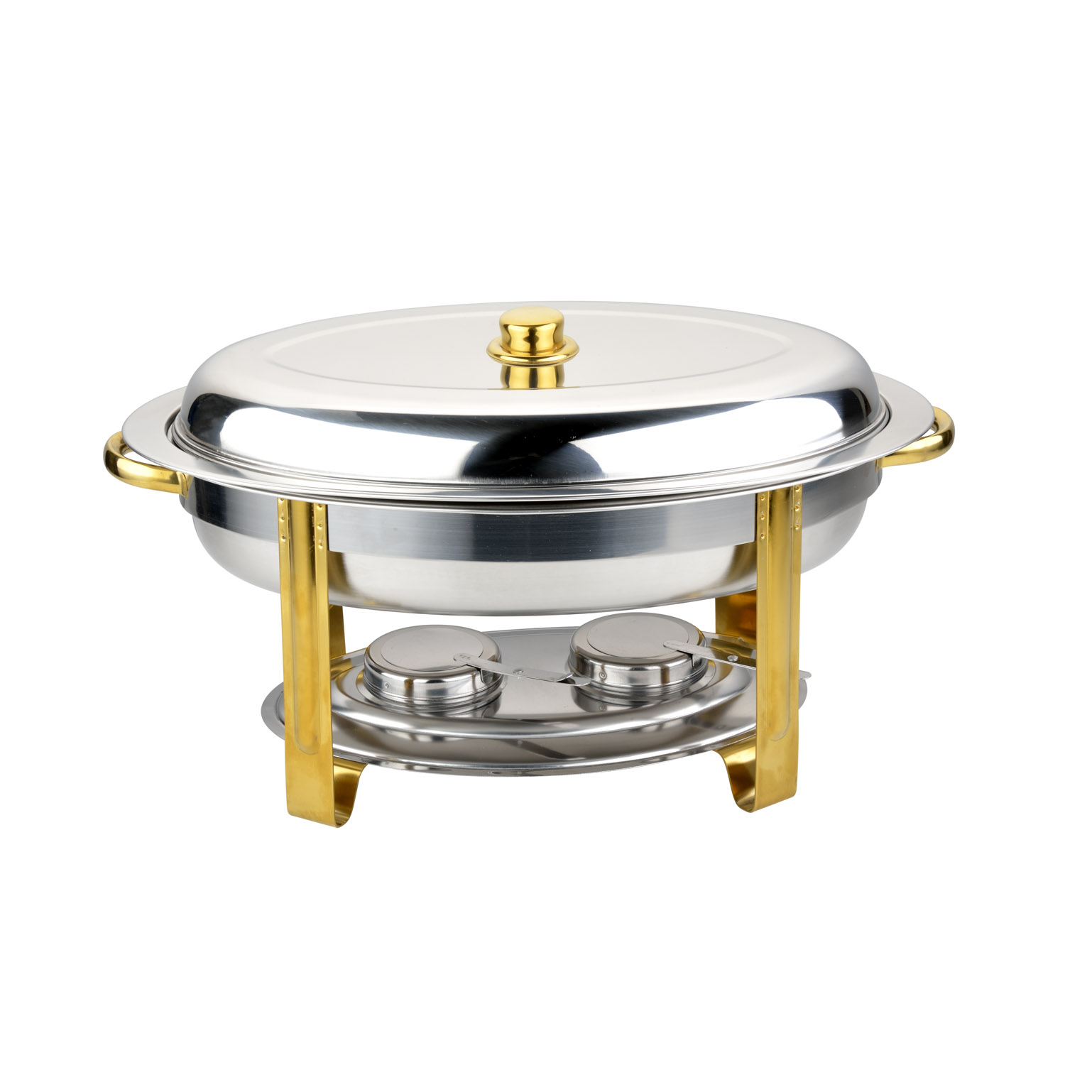 CAC China CAFR-205 Oval Luminous Chafing Dish 6 Qt.