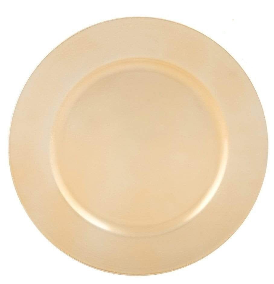 Luxe Party Gold Plastic Charger Plate 13"