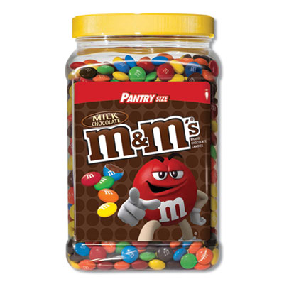 M & M's Milk Chocolate with Candy Coating, 62 oz Tub