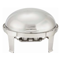 Winco 603 Madison Oval Roll Top Chafer 8 Qt.