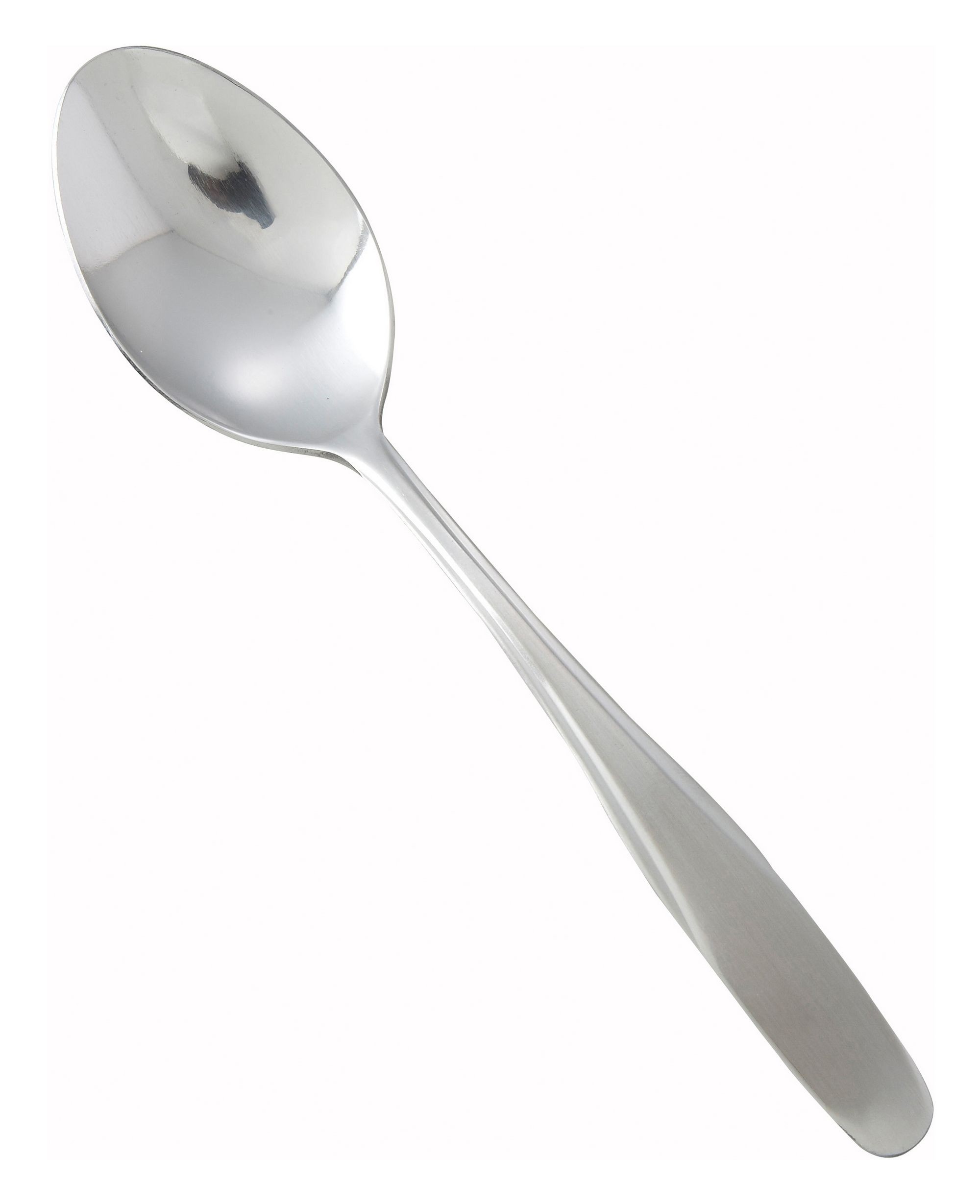 Winco 0008-03 Manhattan Heavy Weight 18/0 Satin Finish Stainless Steel Dinner Spoon (12/Pack)
